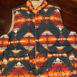 Ralph Lauren Denim & Supply Aztec Reversible Vest
